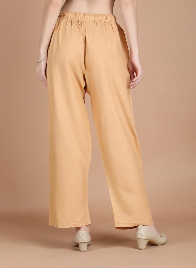 تايك تو بنطال بالازو واسع الساق بقصة عادية - Image 4